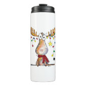 Cute Whimsical-kerstmis Thermosbeker (Voorkant)