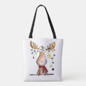 Cute Whimsical-kerstmis Tote Bag (Achterkant)