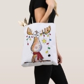 Cute Whimsical-kerstmis Tote Bag (Dichtbij)