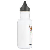 Cute Whimsical-kerstmis Waterfles (Links)