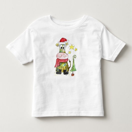 Cute Whimsical-Koe Kinder Shirts (Voorkant)