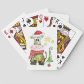 Cute Whimsical-Koe Pokerkaarten (Achterkant)