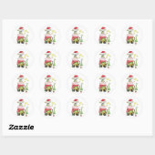 Cute Whimsical-Koe Ronde Sticker (Vel)