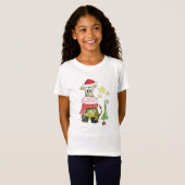 Cute Whimsical-Koe T-shirt (Voorkant volledig)