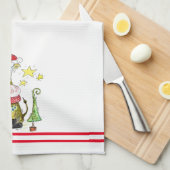 Cute Whimsical-Koe Theedoek (Quarter Fold)