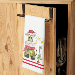 Cute Whimsical-Koe Theedoek