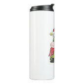 Cute Whimsical-Koe Thermosbeker (Gedraaid links)