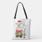 Cute Whimsical-Koe Tote Bag (Achterkant)