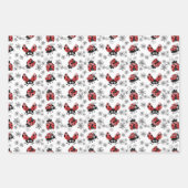 Cute Whimsical Ladybugs Inpakpapier Vel (Voorkant)