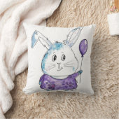 Cute Whimsical Little Bunny Kussen (Deken)