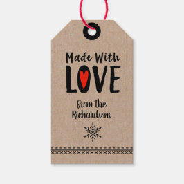 Cute Whimsical Made With Love  Cadeaulabel