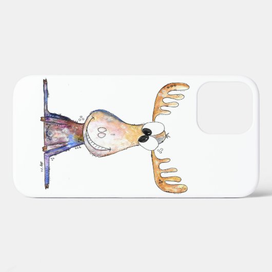 Cute Whimsical Moose Case-Mate iPhone Case (Achterkant (horizontaal))