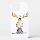 Cute Whimsical Moose Case-Mate iPhone Case (Achterkant)