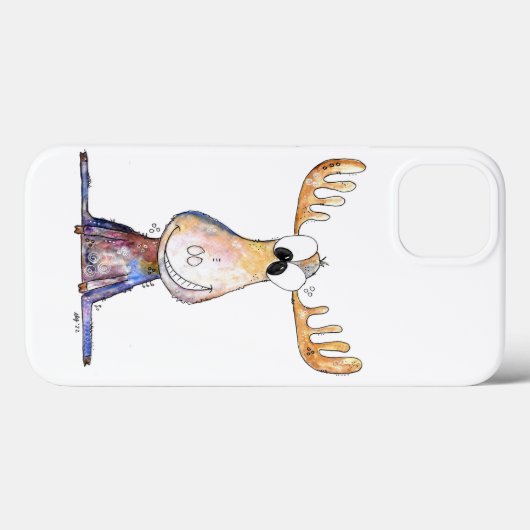 Cute Whimsical Moose Case-Mate iPhone Case (Achterkant (horizontaal))