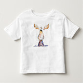 Cute Whimsical Moose Kinder Shirts (Voorkant)