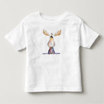 Cute Whimsical Moose