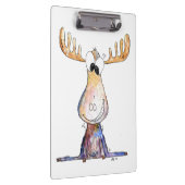 Cute Whimsical Moose Klembord (Rechts)