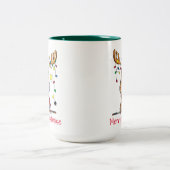 Cute Whimsical-Moose Mok met tweetone koffie (Center)