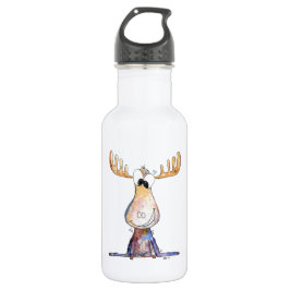 Cute Whimsical Moose Waterfles