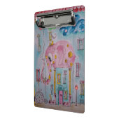 Cute Whimsical Olifant Illustratie Mini Klembord (Angled2)