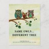 Cute Whimsical Ownership New Address Waterverf Aankondigingskaart (Voorkant)