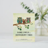 Cute Whimsical Ownership New Address Waterverf Aankondigingskaart (Staand voorkant)