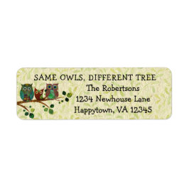 Cute Whimsical Ownership New Home Return Address Etiket