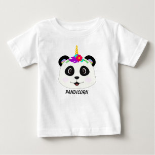 Cute Whimsical Panda Unicorn Pandicorn