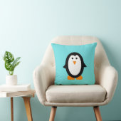 Cute Whimsical Penguin Pillow Kussen (Stoel)