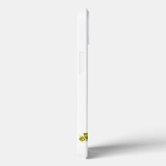 Cute Whimsical Pink Cat met Yellow Flowers Case-Mate iPhone Case (Achterkant / Rechts)