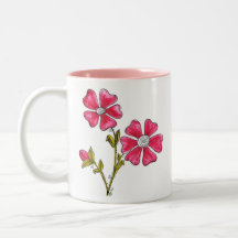 Cute Whimsical Pink Flowers