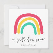 Cute whimsical Rainbow-gift (Voorkant)