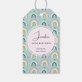 Cute Whimsical Rainbow Pattern Event Dank u Cadeaulabel