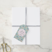 Cute Whimsical Rainbow Pattern Event Dank u Cadeaulabel (Met Touw)
