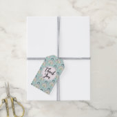 Cute Whimsical Rainbow Pattern Hartelijk dank Cadeaulabel (Met Touw)