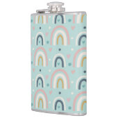 Cute Whimsical Rainbow Pattern Heupfles (Links)