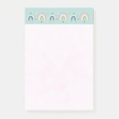 Cute Whimsical Rainbow Pattern Post-it® Notes (Voorkant)