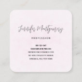 Cute Whimsical Rainbow Pattern Vierkante Visitekaartje (Achterkant)