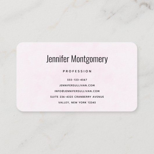 Cute Whimsical Rainbow Pattern Visitekaartje (Achterkant)