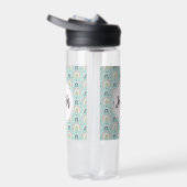 Cute Whimsical Rainbow Pattern Waterfles (Rechts)