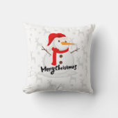 Cute Whimsical Santa Christmas family cushion Kussen (Voorkant)