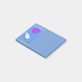 Cute whimsical schaap cartoon post it notes (Schuin)