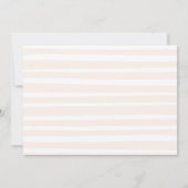 Cute whimsical script Baby shower Bedankkaart (Achterkant)