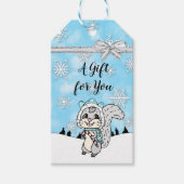Cute Whimsical-Squrel van en naar Cadeaulabel (Voorkant)