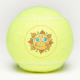 Cute Whimsical Sunshine Tennisballen