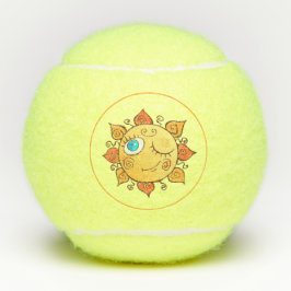 Cute Whimsical Sunshine Tennisballen