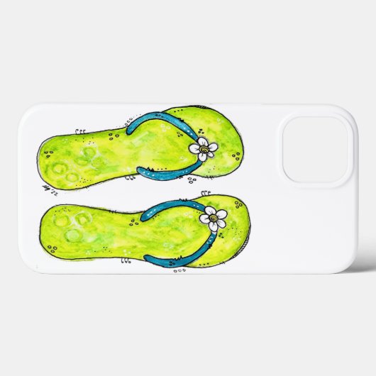 Cute Whimsical-Teenslippers Case-Mate iPhone Case (Achterkant (horizontaal))