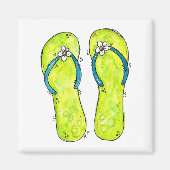 Cute Whimsical-Teenslippers Magneet (Voorkant)