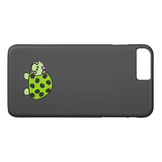 Cute Whimsical Turtle Lady Case-Mate iPhone Case (Achterkant (Horizontaal))