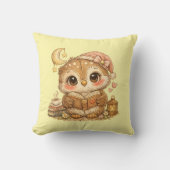Cute Whimsical Watercolor Animal Kussen (Voorkant)